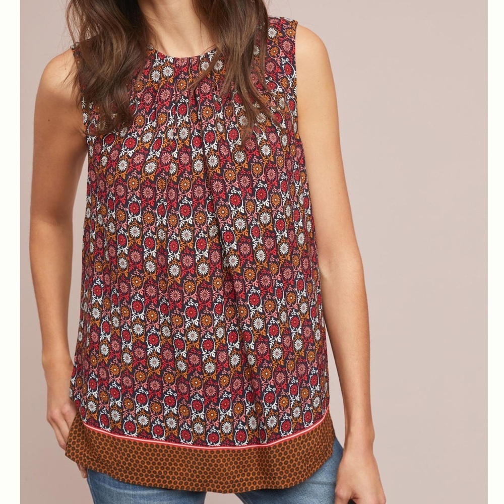 Anthropologie Vanessa Virginia Wanderlust Tank size S - Picture 2 of 8